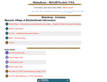 Tablet Screenshot of mcgillsociety.org